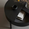 Masuta de Cafea ARC din Lemn Negru 89 cm WOUD