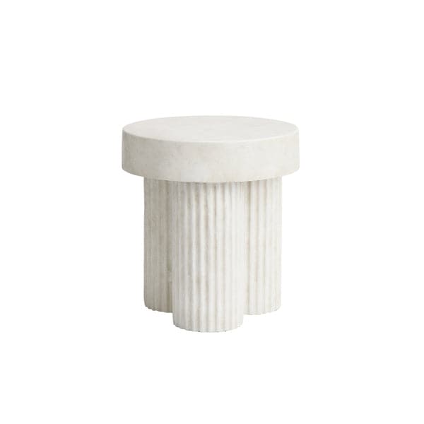 Masuta de Cafea Gear Alba din Beton NORR11