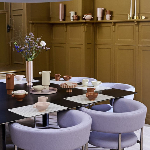 Tava Oka din Metal si Silicon Roz OYOY