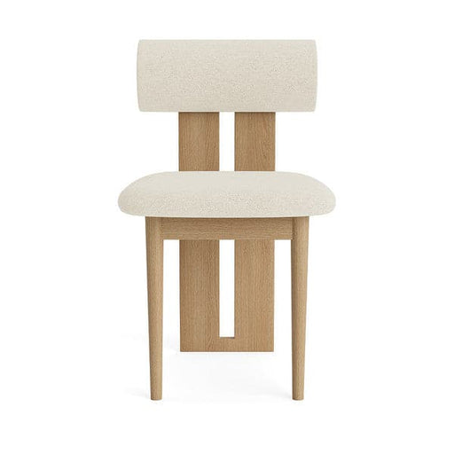 Scaun de Dining Hippo Nature din Lemn cu Sezut din Textil Boucle 24 NORR11