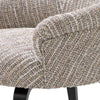 Scaun de Dining Moretti Bej din Textil Eichholtz
