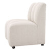 Scaun de Dining Kelly Crem din Textil Buclat Eichholtz