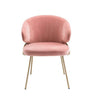 Scaun de Dining Kinley Roz din Textil Eichholtz
