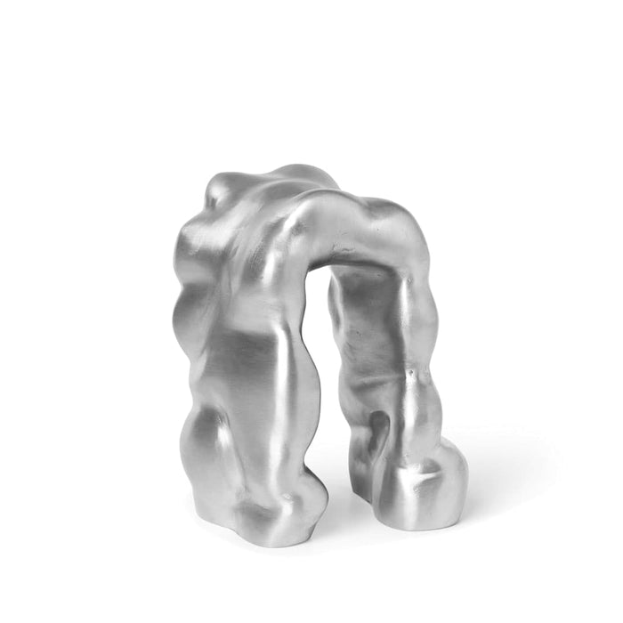 Sculptura Decorativa MORF Argintie din Metal 18.5 cm FERM LIVING