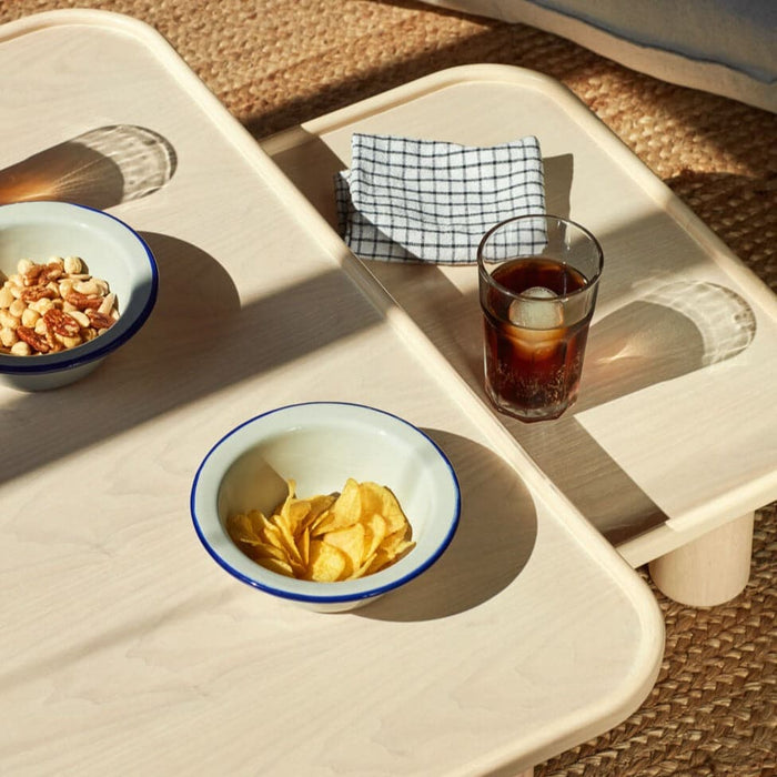 Set 2 Masute de Cafea NEST din Lemn Natur TEULAT