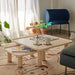 Set 2 Masute de Cafea NEST din Lemn Natur TEULAT