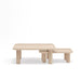 Set 2 Masute de Cafea NEST din Lemn Natur TEULAT