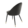 Set 2 Scaune de Dining Cooper Negre din Textil Eichholtz