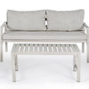 Set Canapea de Exterior Lorillard Bej din Metal si Textil Bizzotto