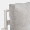 Set Canapea de Exterior Lorillard Bej din Metal si Textil Bizzotto
