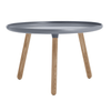 Masuta de Cafea Tablo Mare cu Blat Gri si Picioare din Lemn NORMANN COPENHAGEN