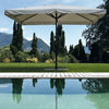 Umbrela de Soare Alghero Gri din Textil 4 x 4 m Bizzotto
