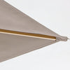 Umbrela de Soare Eclipse Gri din Textil 3 x 3 m Bizzotto