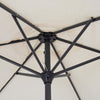 Umbrela de Soare Kalife Alba din Textil 2.5 m Bizzotto