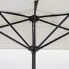 Umbrela de Soare Kalife Alba din Textil 2.7 m Bizzotto