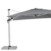 Umbrela de soare Calis Anod Gri din Textil 4 x 4 m Bizzotto