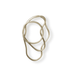 Set de 3 Protectii din Alama Aurie POND TRIVETS FERM LIVING