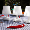 Set de 3 Lampi Portabile din Plastic Alb EDISON MINI 15cm FATBOY