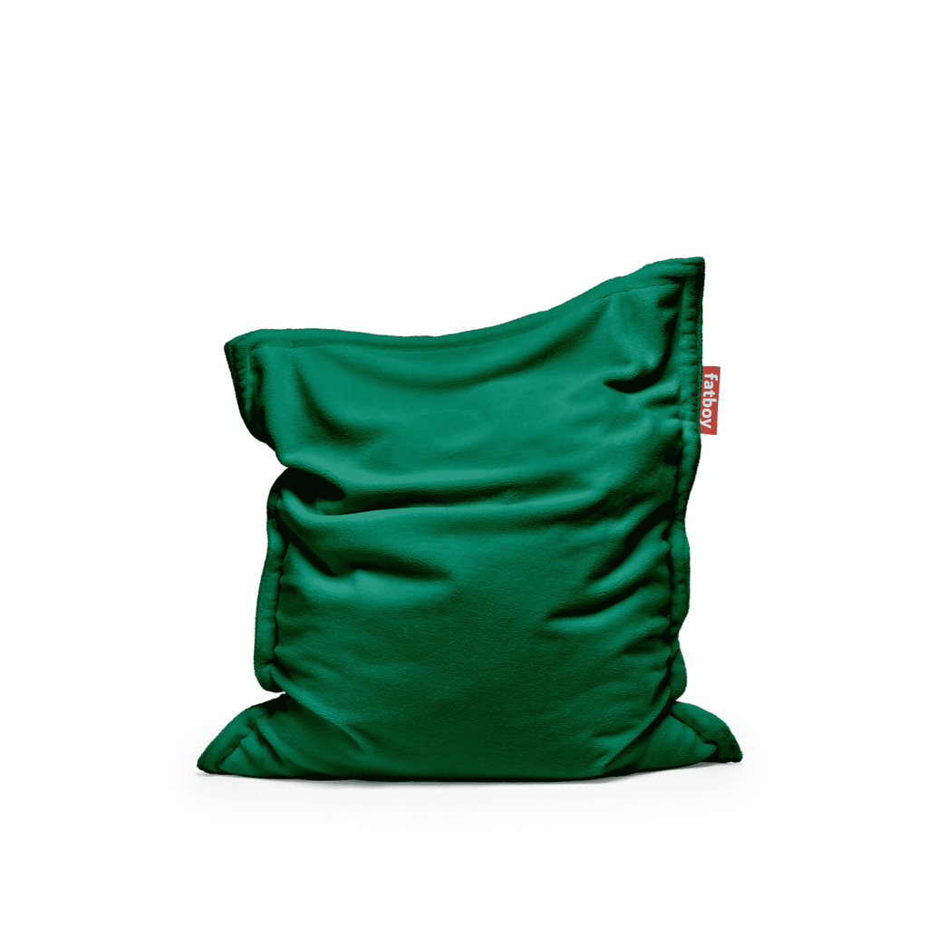 Puf din Material Textil Verde ORIGINAL SLIM TEDDY 155x120cm FATBOY