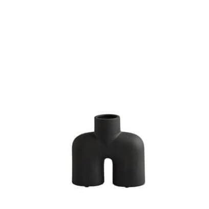 Vaza COBRA Uno Neagra din Ceramica 25 cm 101 COPENHAGEN