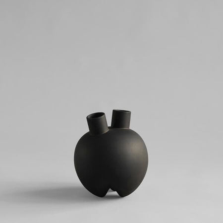Vaza SUMO Double Neagra din Ceramica 27 cm 101 COPENHAGEN