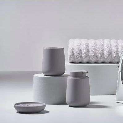 Recipient Gri Mat pentru Periute de Dinti Nova Zone Denmark