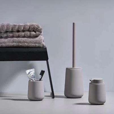 Recipient Gri Mat pentru Periute de Dinti Nova Zone Denmark