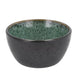 Bol Ceramic Negru  cu Interior Verde Bitz  