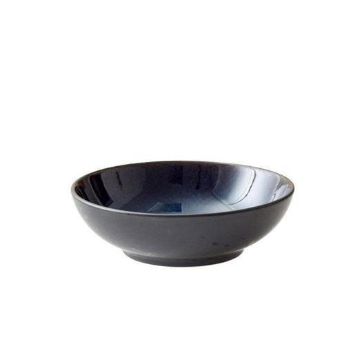 Bol pentru Salata Negru cu Interior Albastru Inchis BITZ