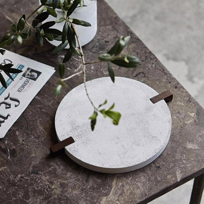 Coaster TRUVET Rotund din Ciment HOUSE DOCTOR