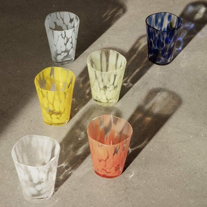 Pahar Casca Milk din Sticla Alba FERM LIVING