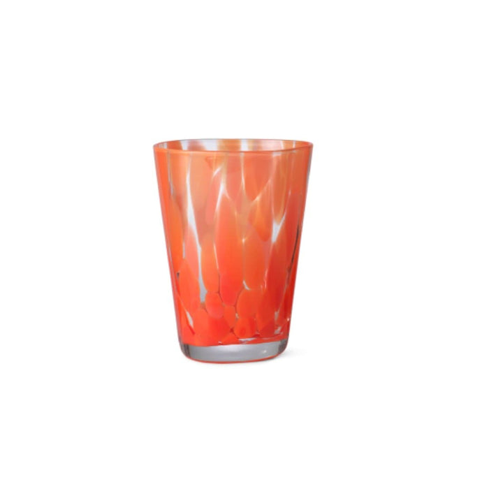 Pahar Poppy Rosu din Sticla Ferm Living