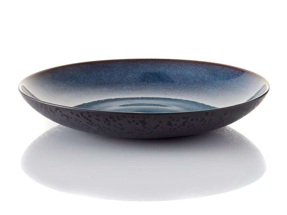 Platou Ceramic cu Interior Albastru Marin