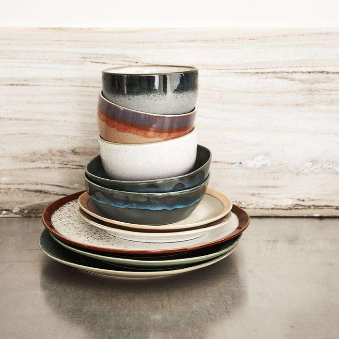 Platou Multicolor din Ceramica 29 CM FROST DINNER HK LIVING