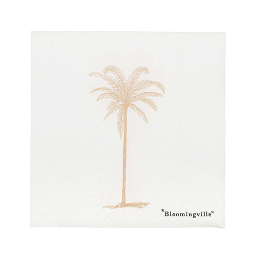 Servetele Albe Palmier BLOOMINGVILLE