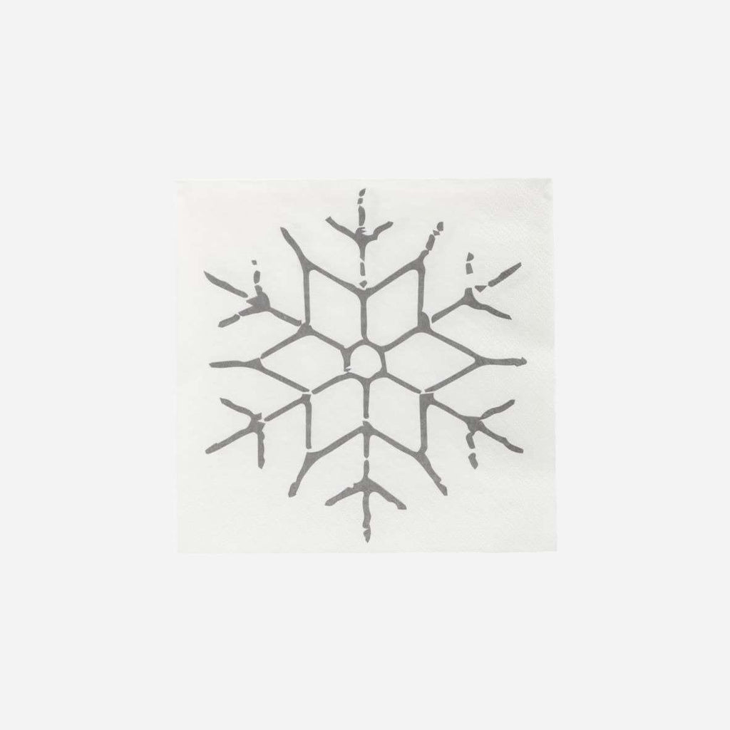 Servetele Albe Snowflake (Set 40 Buc) HOUSE DOCTOR