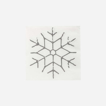 Servetele Albe Snowflake (Set 40 Buc) HOUSE DOCTOR