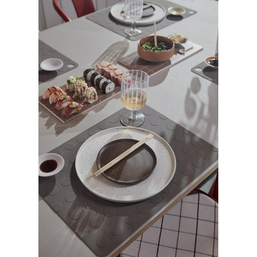 Set 2 Farfurii din Portelan Negru OYOY