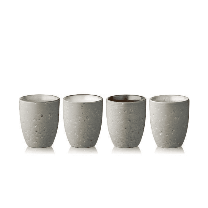 Set Cani Gri cu Interior Multicolor BITZ (4 buc)