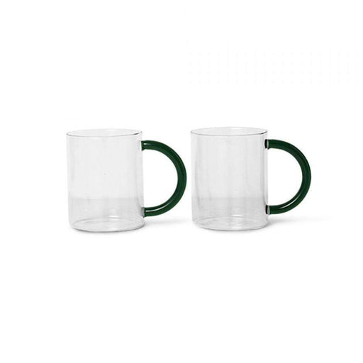 Set de 2 Cani din Sticla Transparenta STILL 340ml FERM LIVING