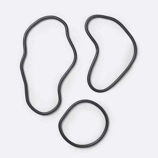 Set de 3 Protectii din Alama Neagra POND TRIVETS FERM LIVING