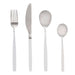Set Tacamuri din Inox Argintii cu Alb(set 4) Nordal