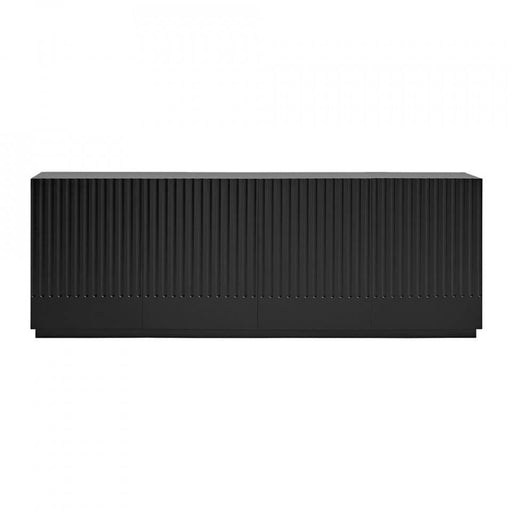 Comoda DORIC Neagra din MDF 200 cm TEULAT
