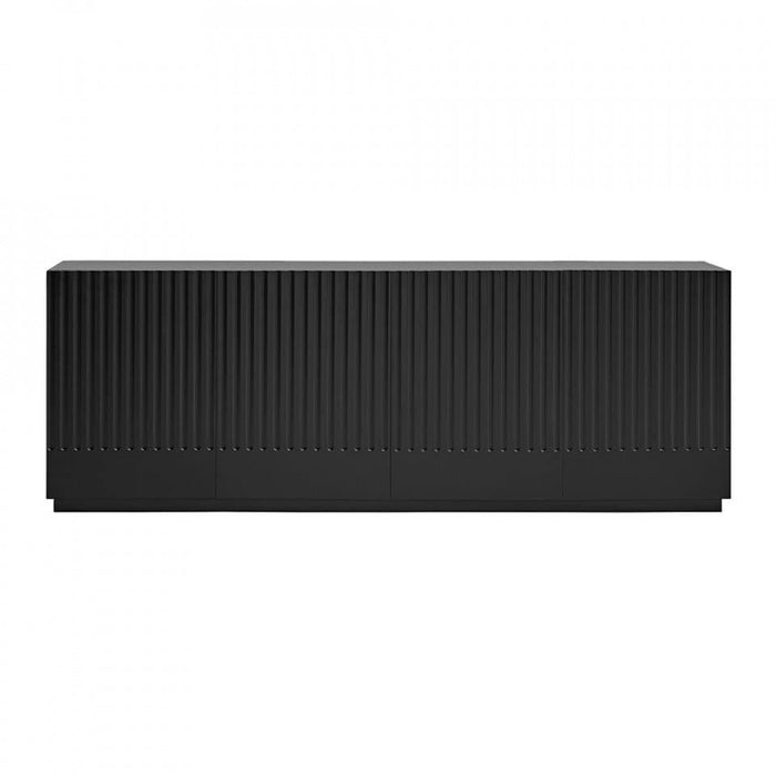 Comoda DORIC Neagra din MDF 200 cm TEULAT