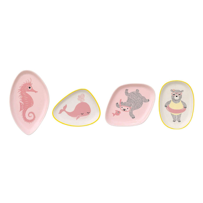 Farfurii Ellie Multicolor (4 modele diferite) Bloomingville