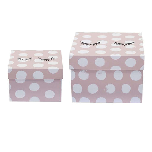 Set 2 Cutii Depozitare din Carton Rose Bloomingville