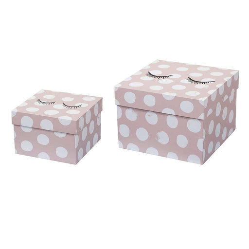 Set 2 Cutii Depozitare din Carton Rose Bloomingville