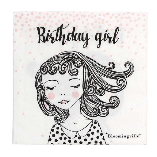 Set Servetele BIRTHDAY GIRL Bloomingville