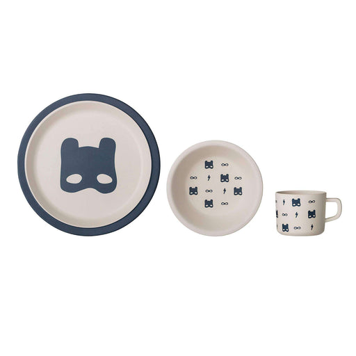 Set Servire Superhero Albastru( set 3 buc) Bloomingville