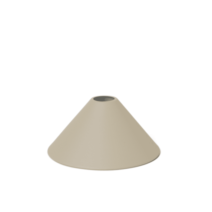 Abajur din Metal Crem CONE SHADE 25cm
